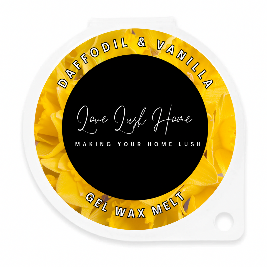 Daffodil & Vanilla Gel Wax Melt | Inspired by Lenor | Love Lush Home