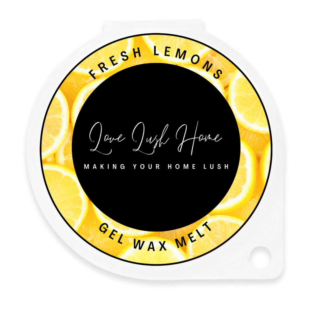 Fresh Lemons Gel Wax Melt | Love Lush Home