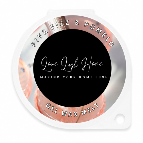 Pink Fizz & Pomelo Gel Wax Melt | Cocktail Collection Scent | Love Lush Home